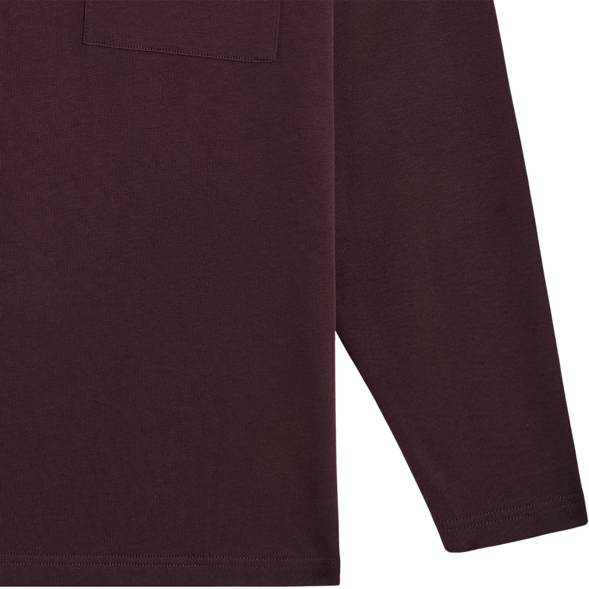 Bask in the Sun Bixintxo Tee Wine Herren Pullover Bio Baumwolle rot